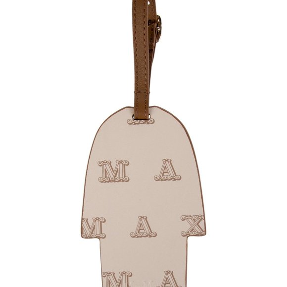 MaxMara Brown Coat Calf Leather Keychain - Picture 4 of 5